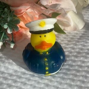 Navy Blue Sailor Rubber Duck